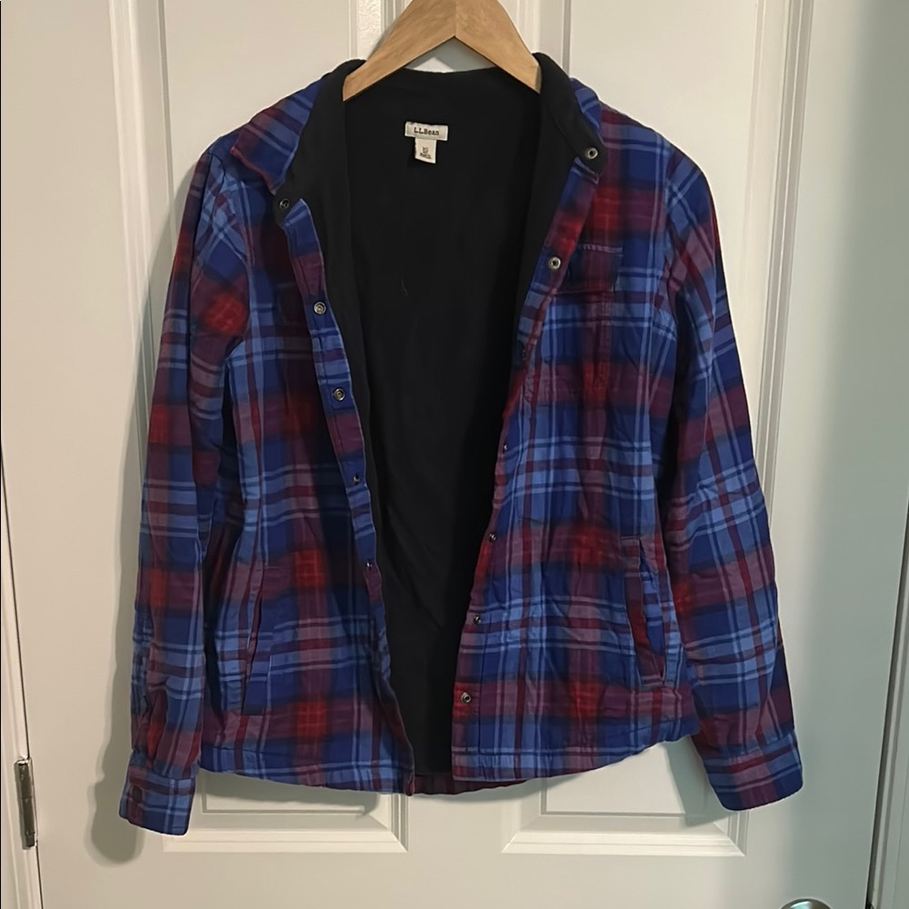 L.L. Bean Fleece Lined Shirt Jacket